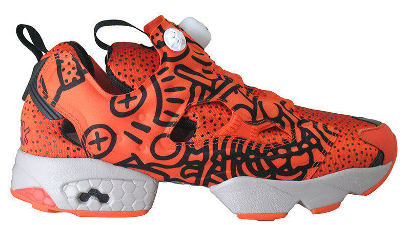 Reebok pump cheap keith haring