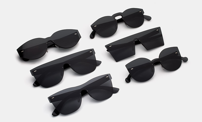 Retro Super Future Flat Top sunglasses at Paris Fashion Week