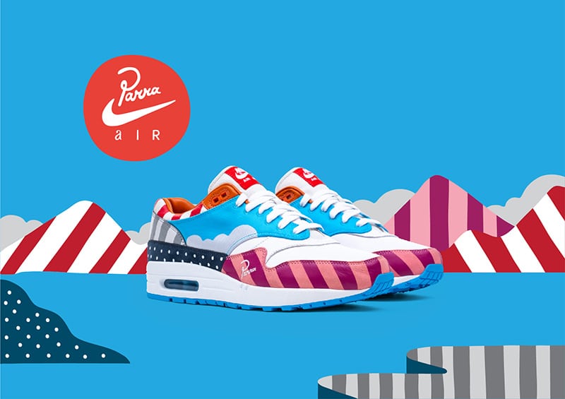 Nike x parra air zoom outlet spiridon