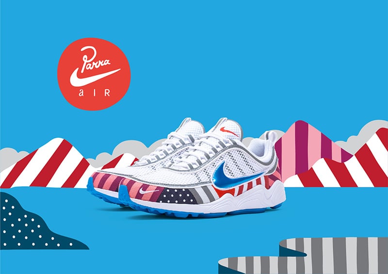 NIKE x PARRA Air Max 1 Zoom Spiridon Fucking Young