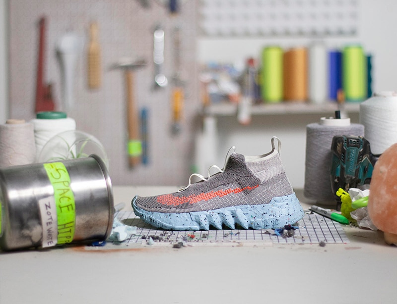 Nike releases Space Hippie footwear made from recycled factory waste