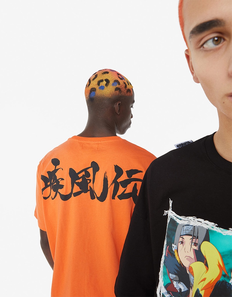 Bershka sasuke t discount shirt