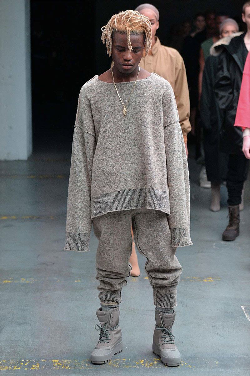 はキャビア yeezy season1 adidas kanye gap donda fog のサイズ