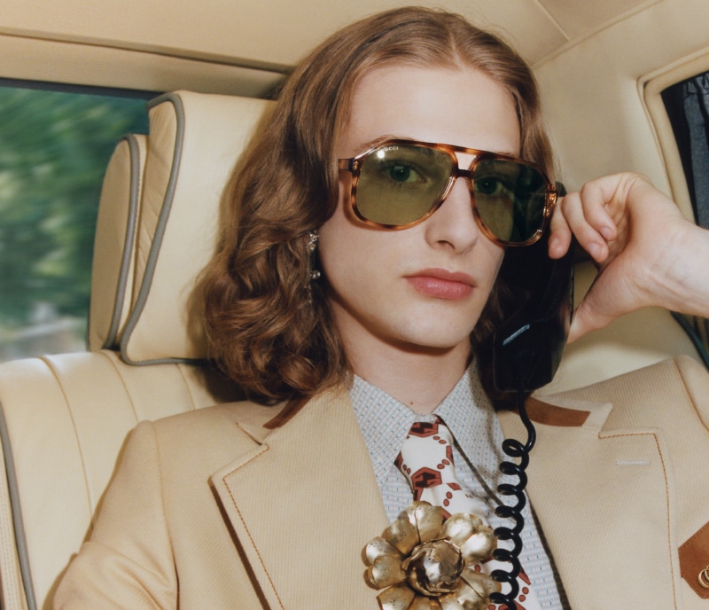 Gucci hotsell sunglasses ad