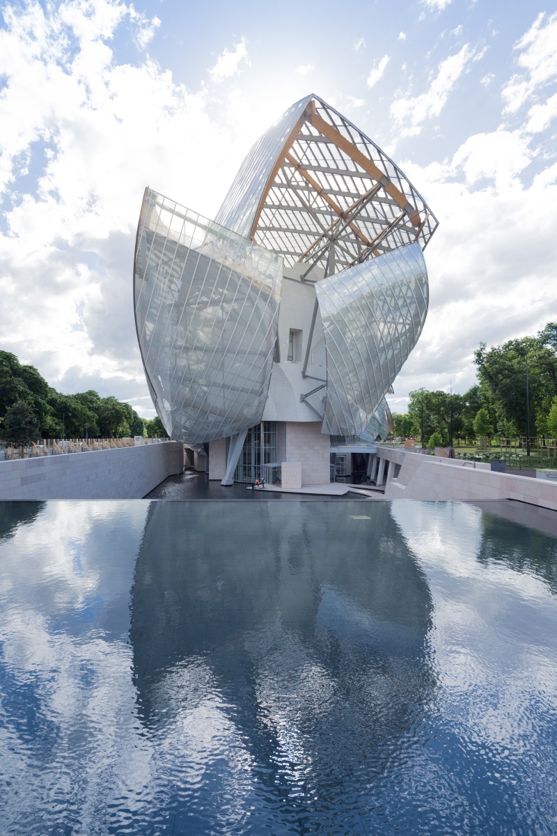 Louis Vuitton Foundation In Paris Canvas Print / Canvas Art by