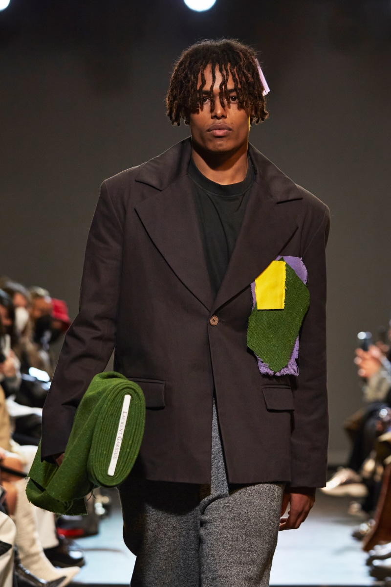 Axel Toupane styling in Louis Vuitton