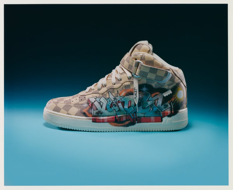 Launch and exhibition of Virgil Abloh's Louis Vuitton and Nike Air Force  1 sneakers - Fucking Young!