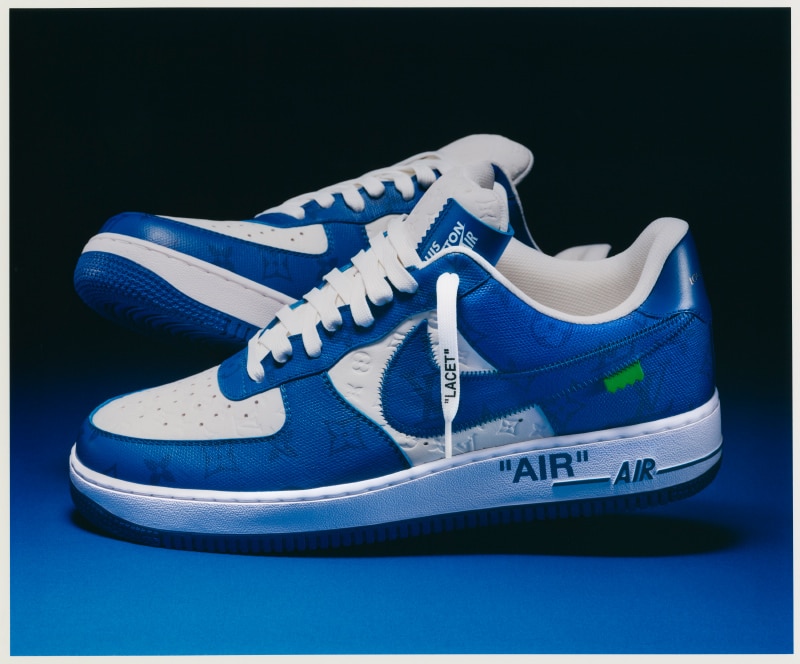 Launch and exhibition of Virgil Abloh's Louis Vuitton and Nike Air Force  1 sneakers - Fucking Young!