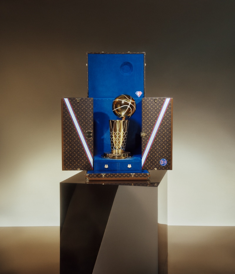 NBA x Louis Vuitton Capsule Collection & Larry O'Brien Trophy Travel Case