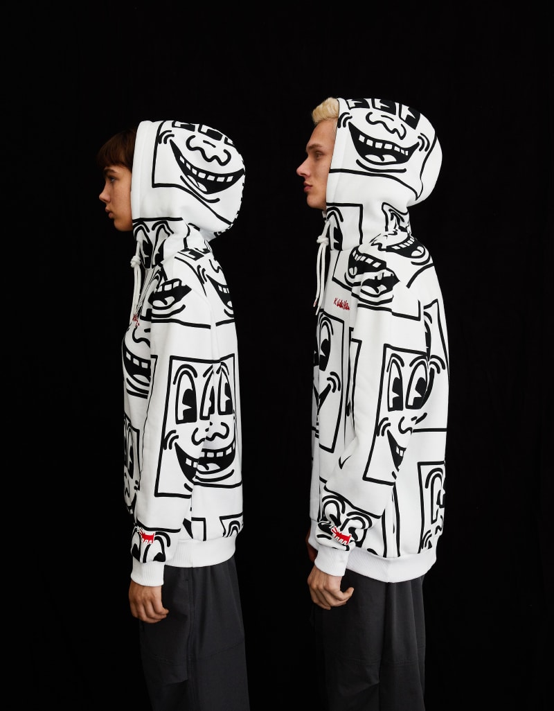 Keith haring bape shop hoodie