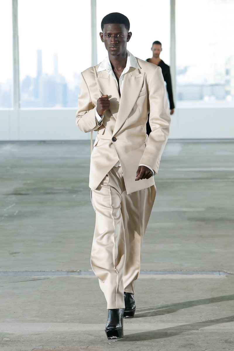 Peter Do Makes His Menswear Debut At New York Fashion Week SS23