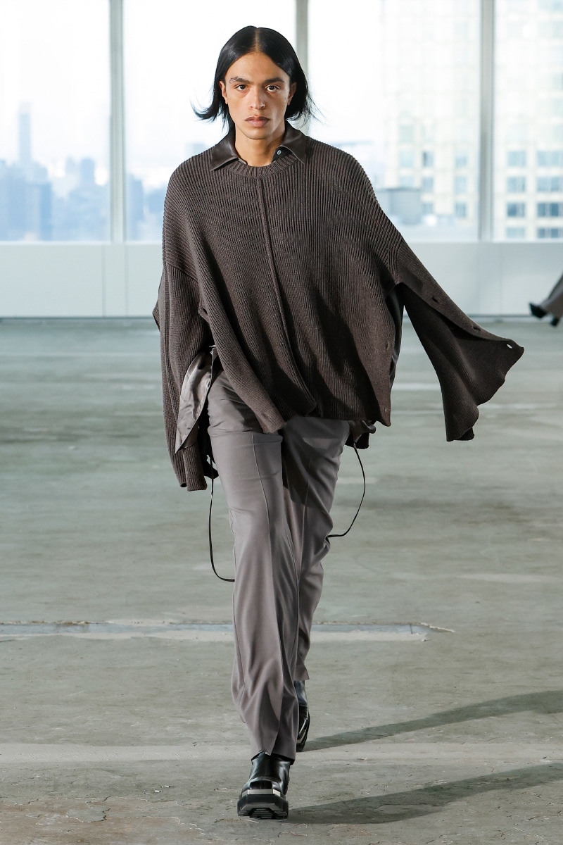 Peter Do Makes His Menswear Debut At New York Fashion Week SS23