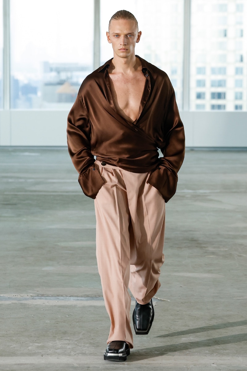 Peter Do Makes His Menswear Debut At New York Fashion Week SS23