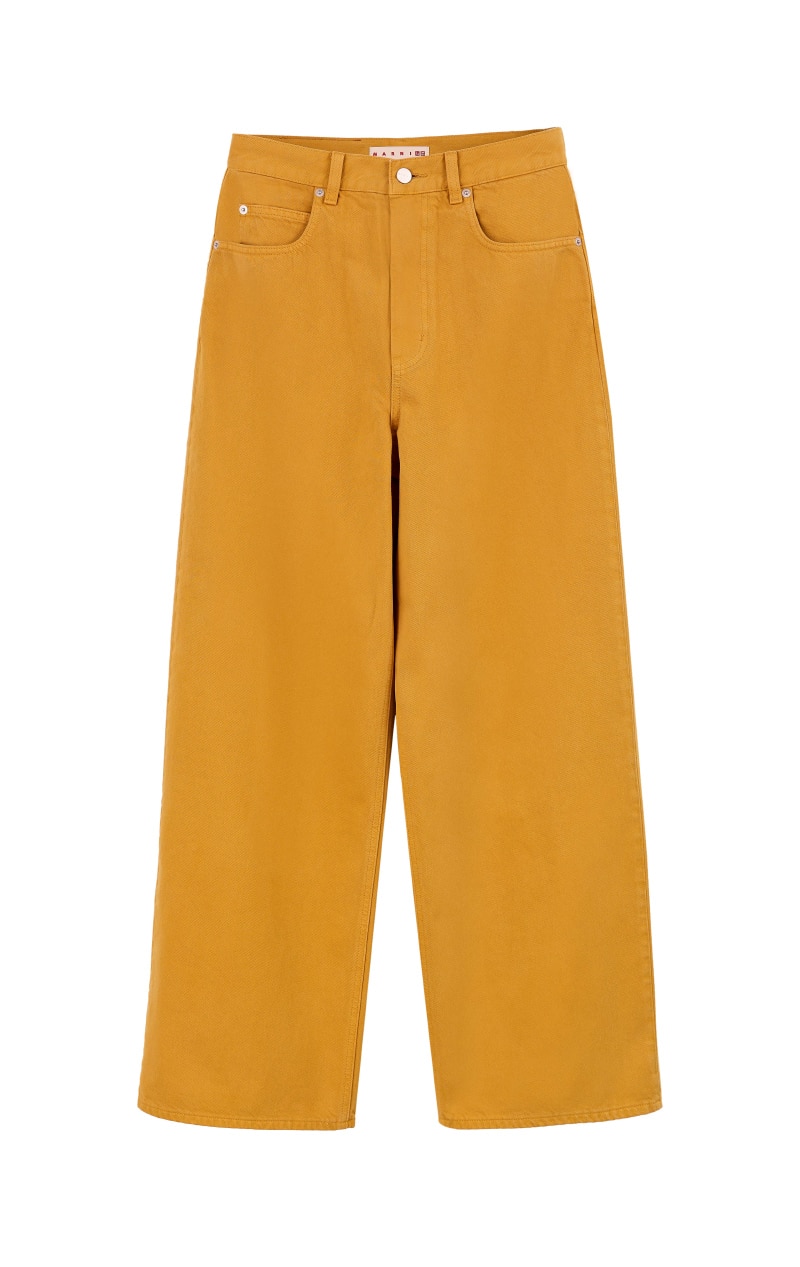 These Mustard Jeans Turned out to be my Favourite Piece from the Uniqlo x  Marni Collab — Becoming Carmen