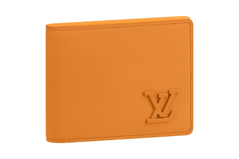 Louis Vuitton Orange Monogram Aerogram Leather LV Logo Pocket Organizer  Wallet