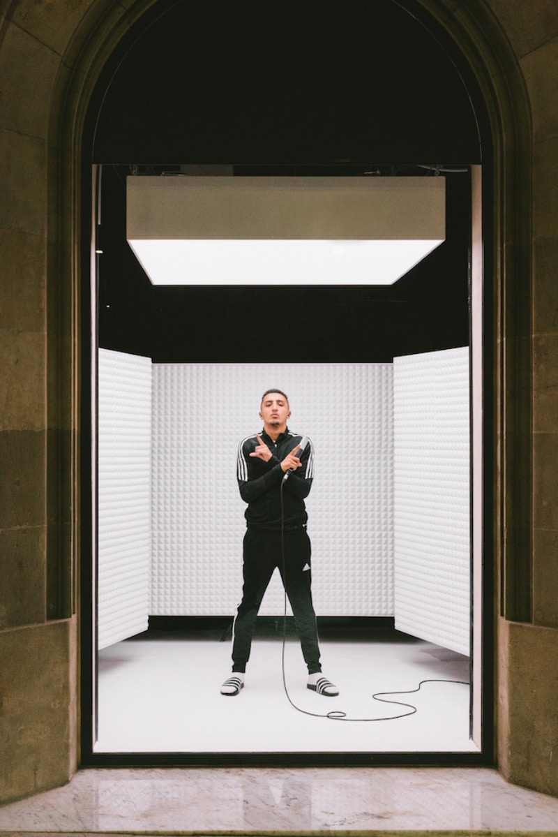 Adidas opens its flagship store in New York and we're there.