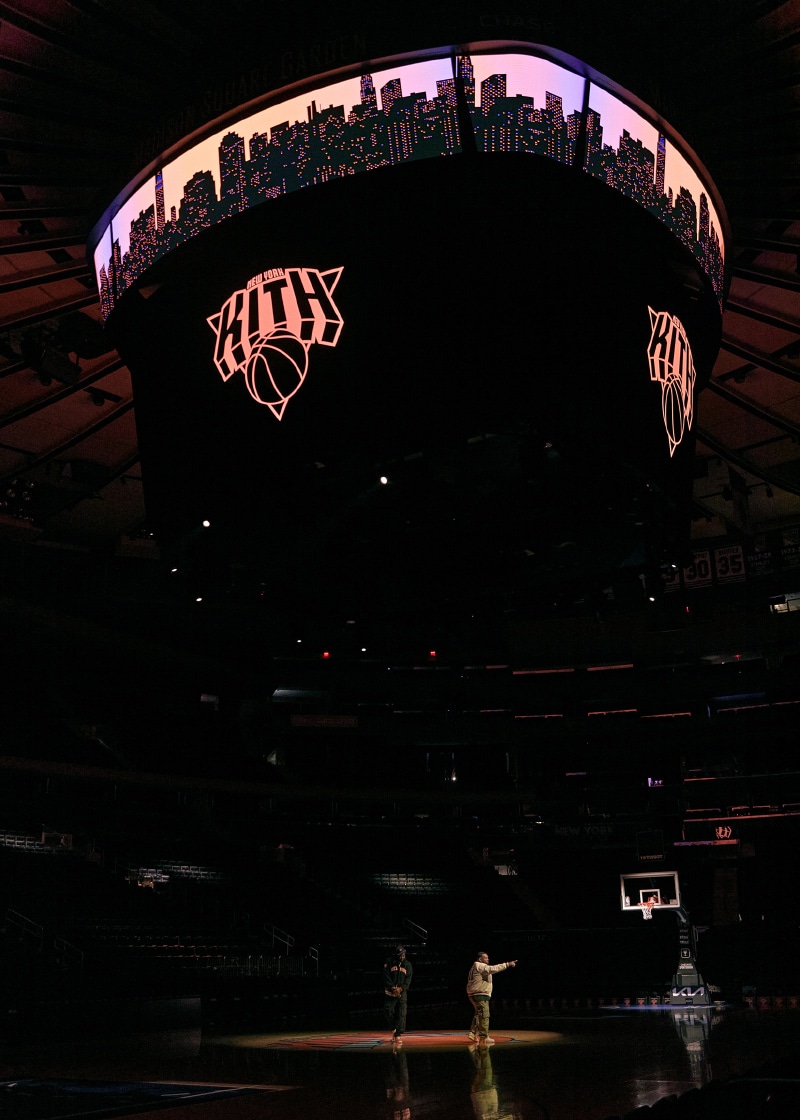 Big Knick Energy on X: New York Knicks City Edition Court designed by Kith  debuts tonight vs the Detroit Pistons. Thoughts?  /  X