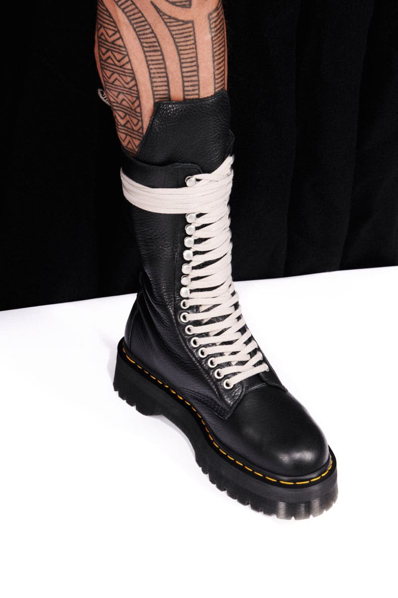 The second drop of Dr. Martens and Rick Owens is out - Fucking Young!