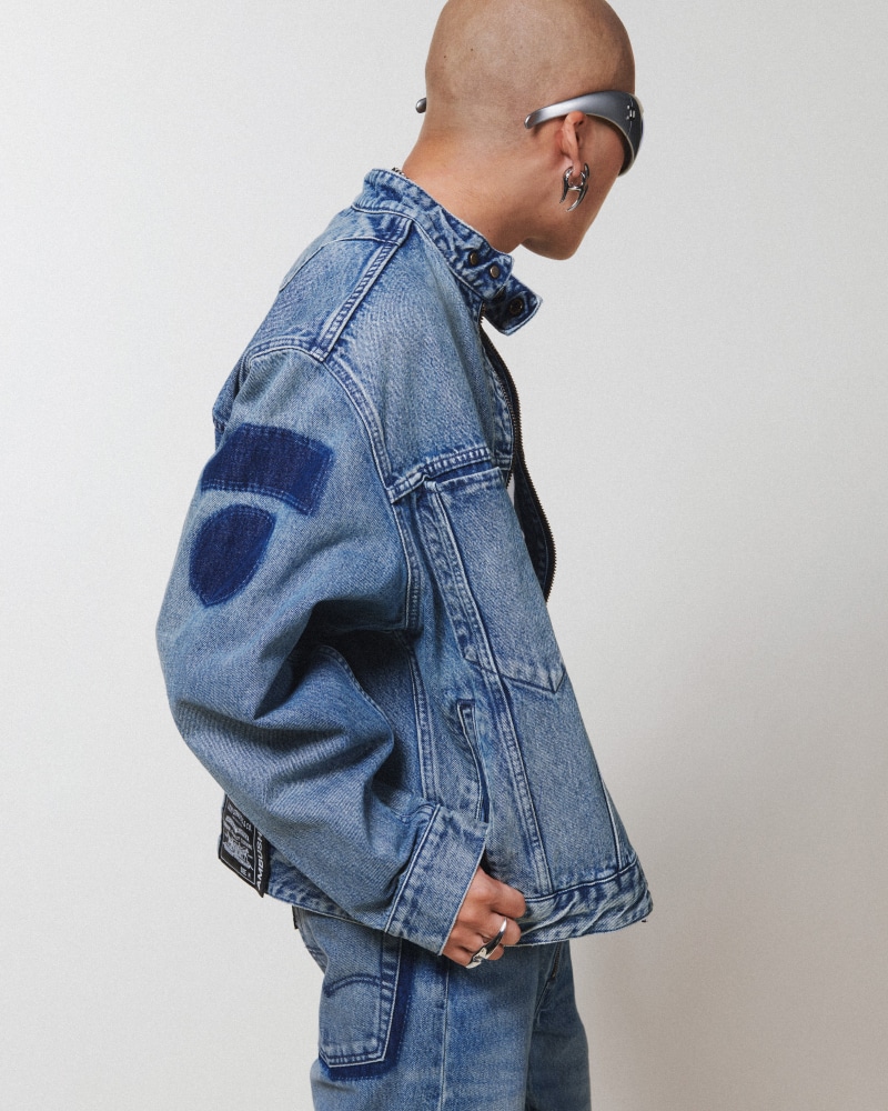 Neutral Court Denim Jacket