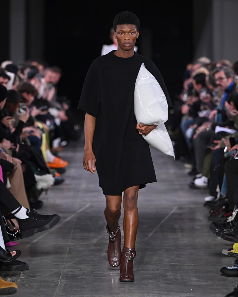 Designer Jonathan Anderson at his JW ANDERSON AW20 Runway during