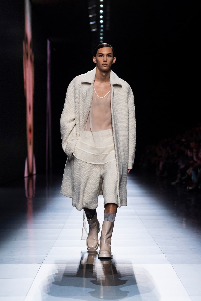 J Balvin Wears Shorts Suit for Fendi Fall 2023 Milan Fashion Week