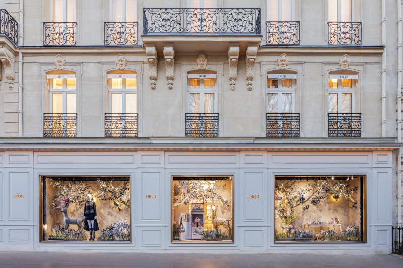 Dior and Artist Daniel Arsham Collaborate on Special Window Display