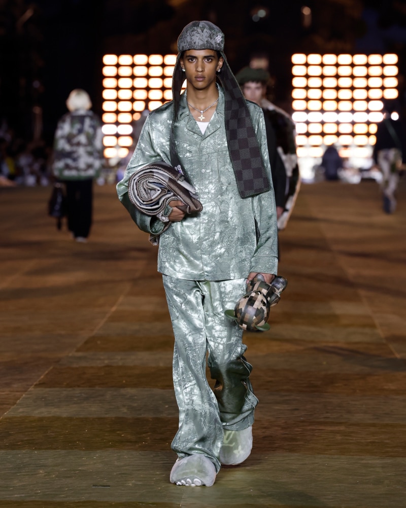 Pharrell William Makes his Louis Vuitton Debut for SS24 on Pont