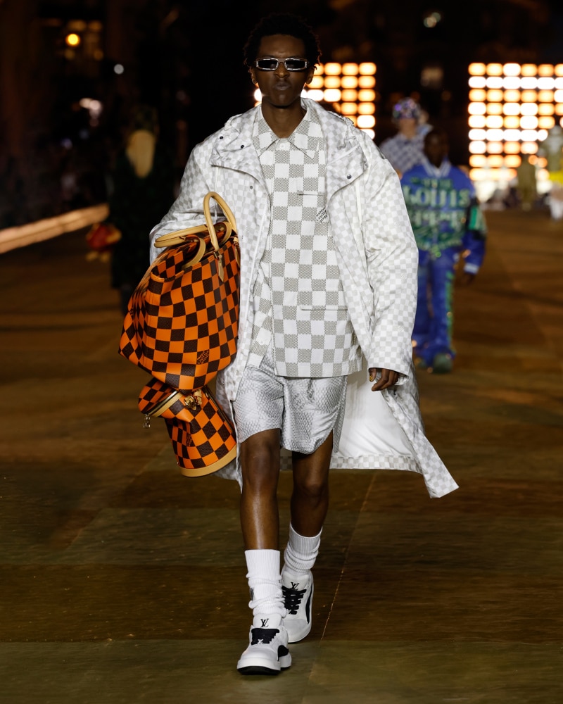 Pharrell William Makes his Louis Vuitton Debut for SS24 on Pont Neuf -  Fucking Young!