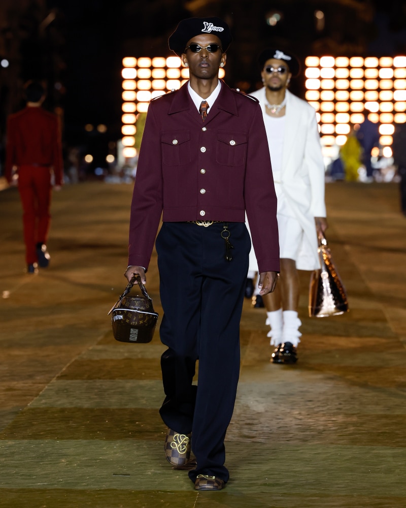 Pharrell William Makes his Louis Vuitton Debut for SS24 on Pont Neuf -  Fucking Young!