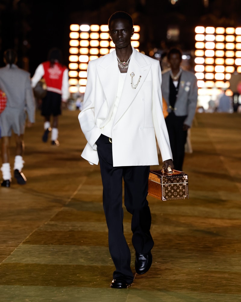 Pharrell William Makes his Louis Vuitton Debut for SS24 on Pont Neuf -  Fucking Young!