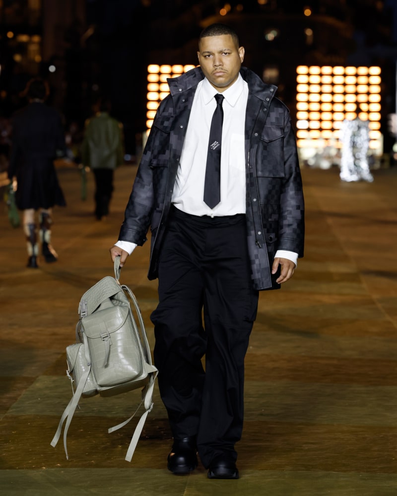 Pharrell William Makes his Louis Vuitton Debut for SS24 on Pont Neuf -  Fucking Young!