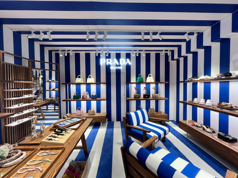 Prada Tropico Pop up Store in Formentera Fucking Young