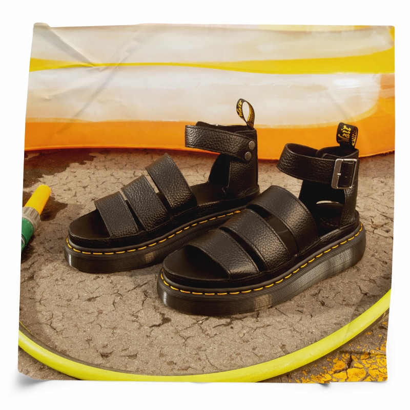 Yellow dr marten on sale sandals