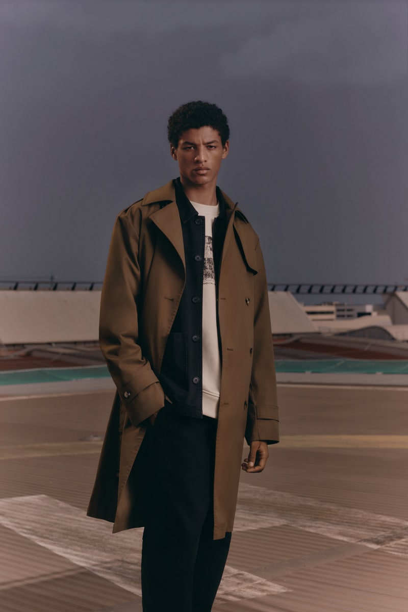 Pull&bear trench outlet coat