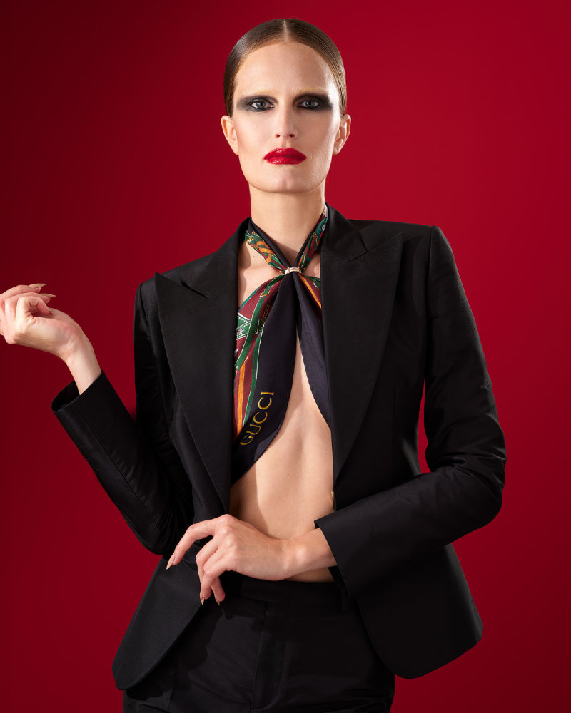 Gucci Reimagines Archival Scarves for The Art of Silk Project