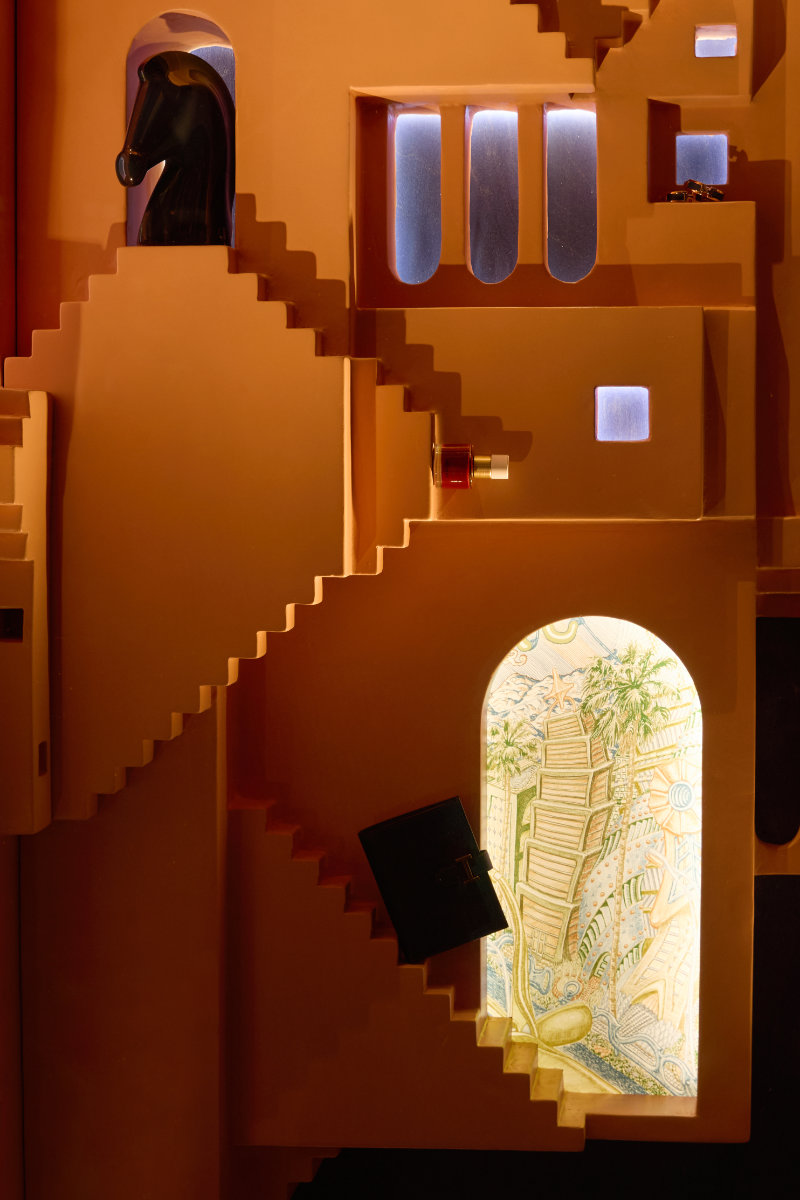 Mesura Brings an Infinite Staircase to Hermès in Barcelona