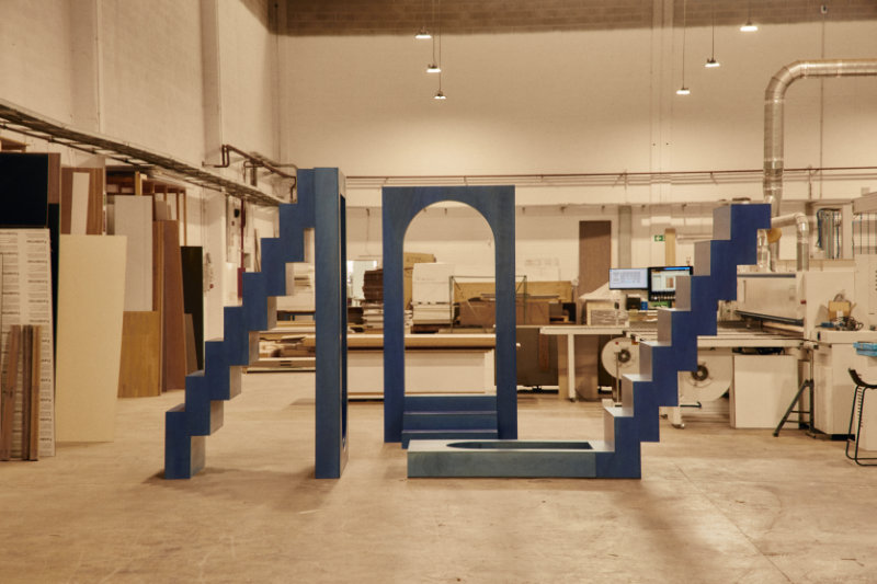 Mesura Brings an Infinite Staircase to Hermès in Barcelona
