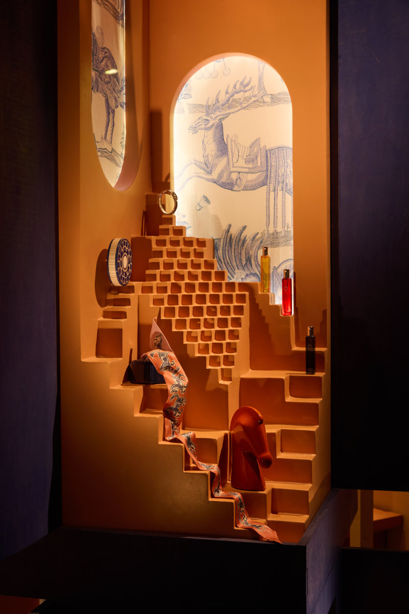 Mesura Brings an Infinite Staircase to Hermès in Barcelona